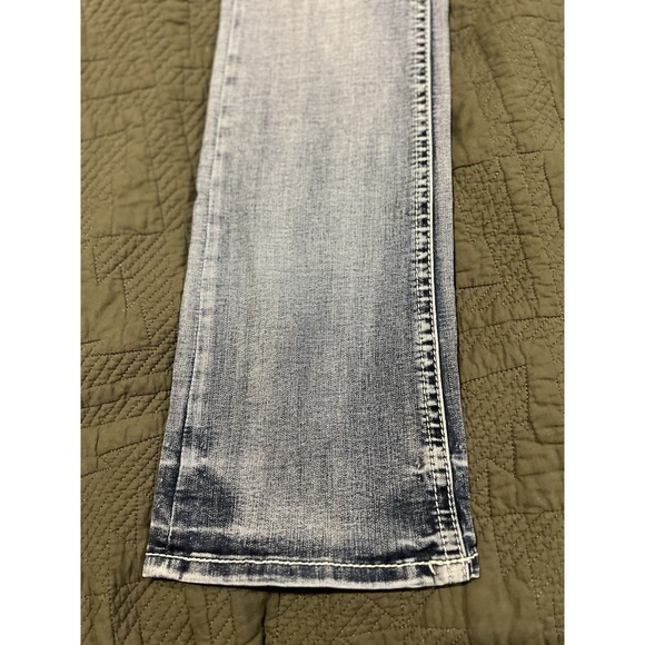 Grace In LA Women's Blue Jeans Size 28 Western Embelishments - Picture 3 of 14